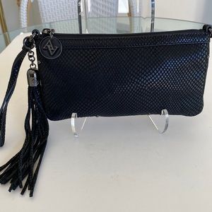 Adrian Vittadini Wristlet in Black